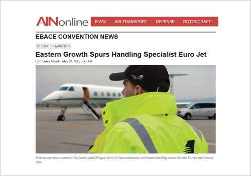 EASTERN GROWTH SPURS HANDLING SPECIALIST EURO JET