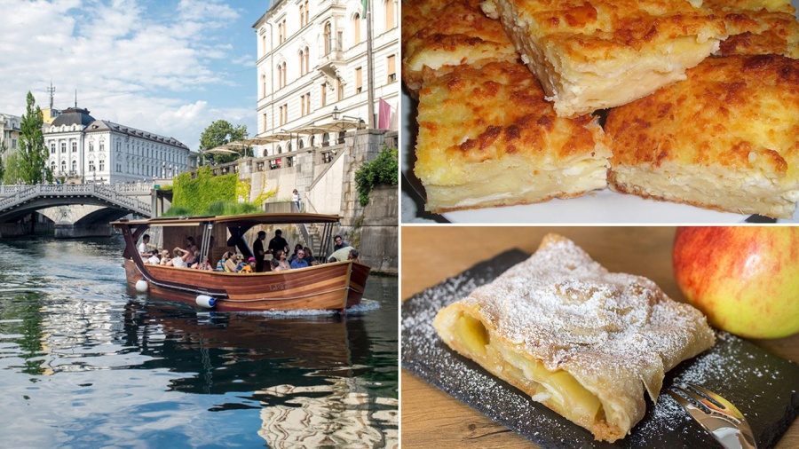 When in Slovenia, Dusan recommends taking a boat trip on the Ljubljanica river and tasting gibanica or apple strudel.