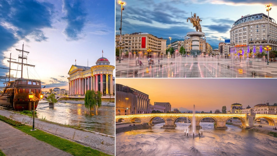 The capital Skopje with its monuments and beautiful bridges will pleasantly surprise you in every way.