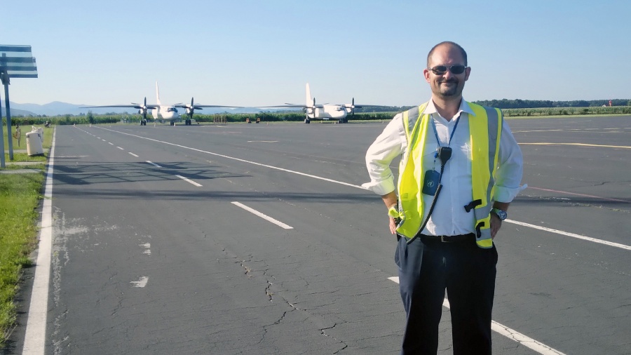 Boris Spehar, Euro Jet's Ground Service Coordinator at Maribor airport