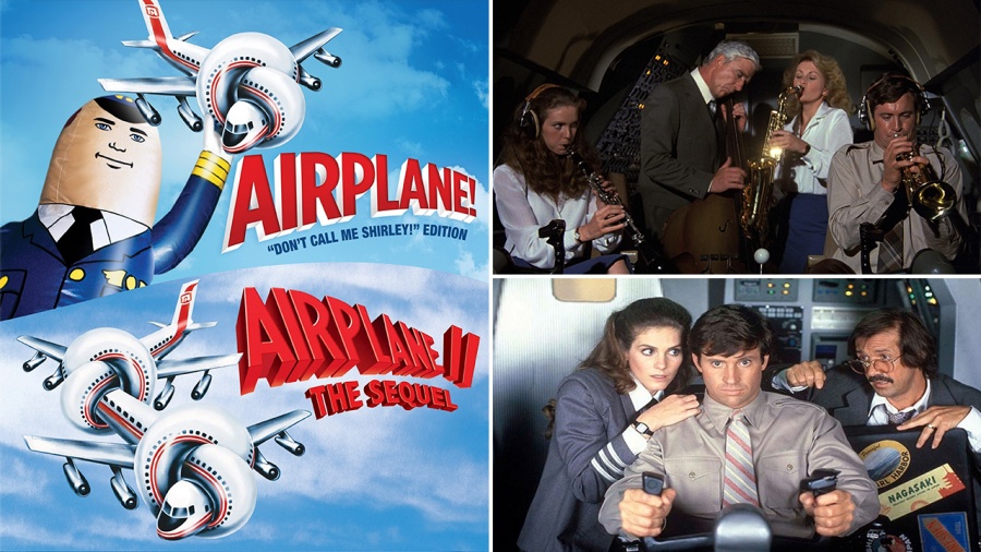 One of the most hilarious spoof aviation comedies ever created - Airplane! and its sequel Airplane 2.