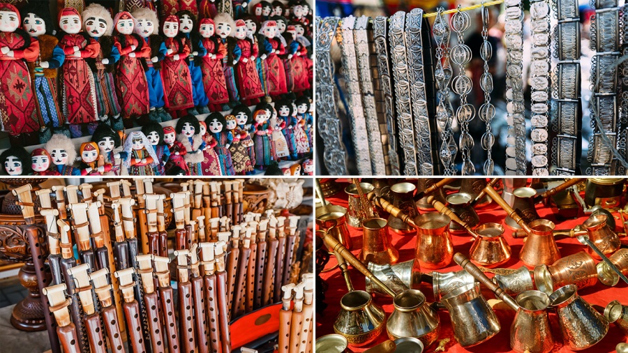 With plenty of Armenian arts and crafts on display, the Vernissage Flea Market is a paradise for souvenir shopping.