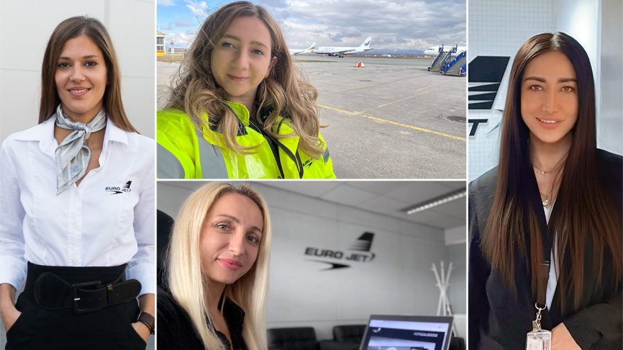 Simona, Behare, Aida, and Fedelia shared with us their inspiring points of view on how to achieve a successful career in the field of business aviation.