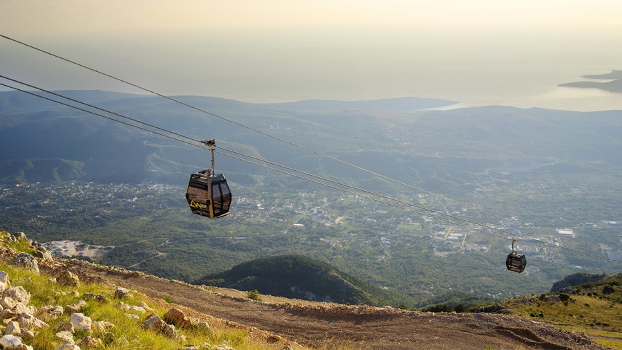 Hop on the Kotor Cable Car to arrive at one of the best plane spotting locations in Montenegro.