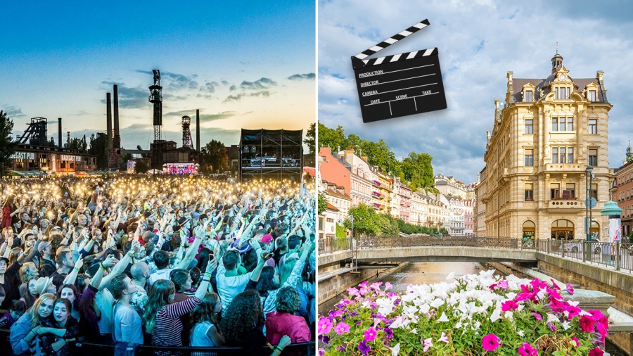 The Colors of Ostrava music festival and the Karlovy Vary Film Festival are the two biggest events of the Czech Republic's summer season.