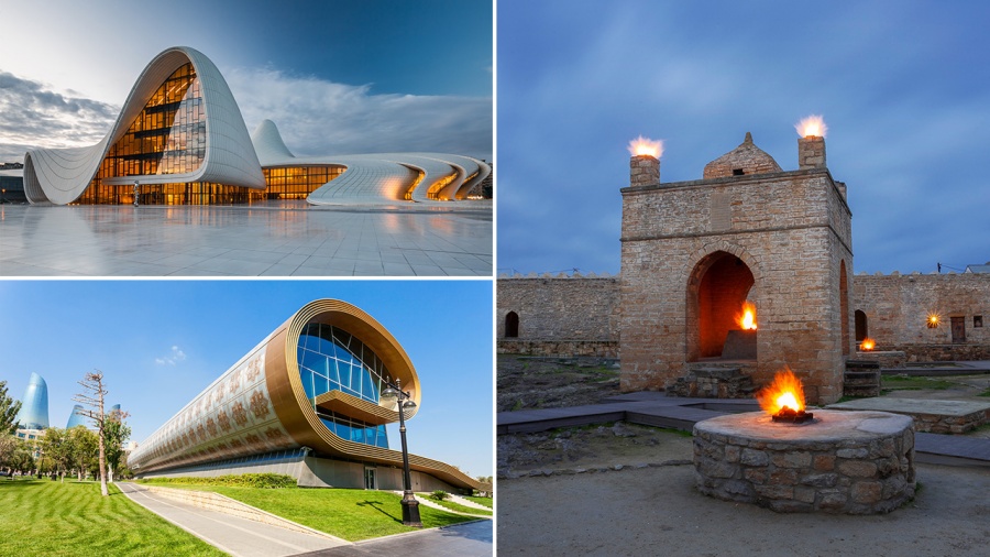 Baku will keep you spellbound with its captivating combination of ancient monuments and futuristic architecture.