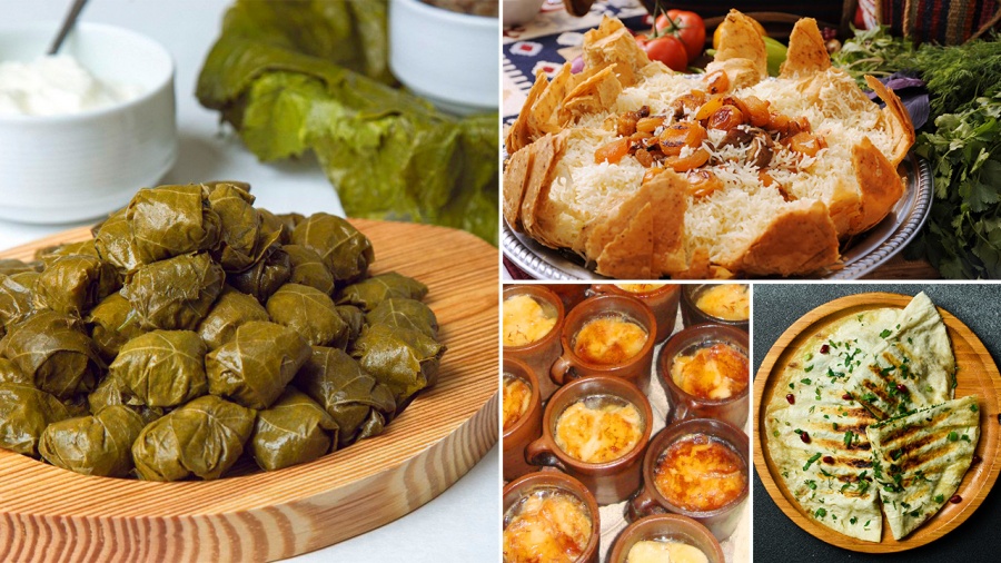 Yarpaq Dolmasi, Plov, Piti, and Qutab are among the must-try dishes of the local cuisine you definitely have to taste during your city getaway in Baku.