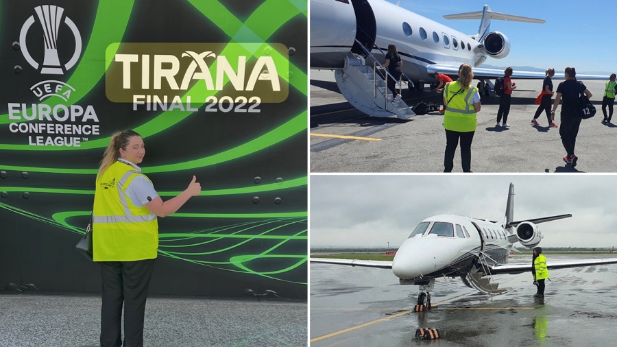 In her role as Country Manager, Behare keeps track of airport updates, focuses on improving our service and fixing any issues that might arise, and also works regularly on the ramp.